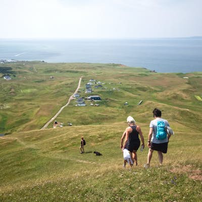 Hike to the top of the Big Hill in Les Îles-de-la-Madeleine