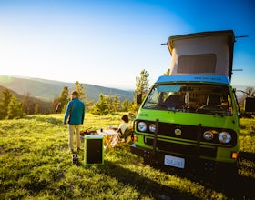 Camp at the Radio Towers on Limestone Mountain