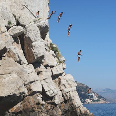 Cliff Jump the King's Landing 