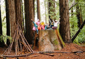 Latino Outdoors Community Campout in Big Basin State Park