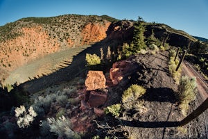 Camp at Dotsero Crater