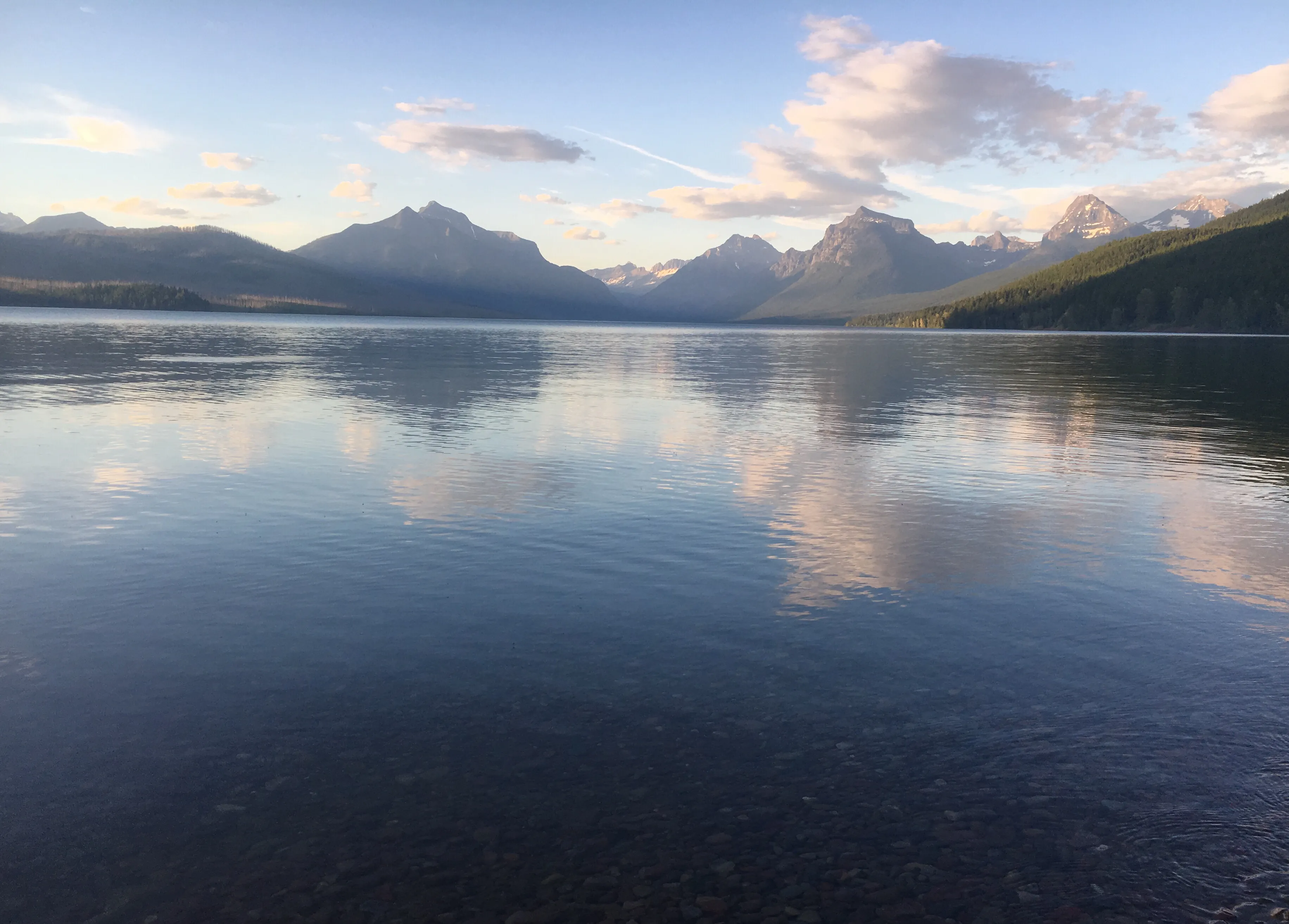 Apgar Beach at Lake McDonald