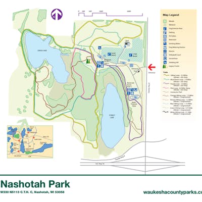 Hike the Grass and Forest Lake Loop at Nashotah Park