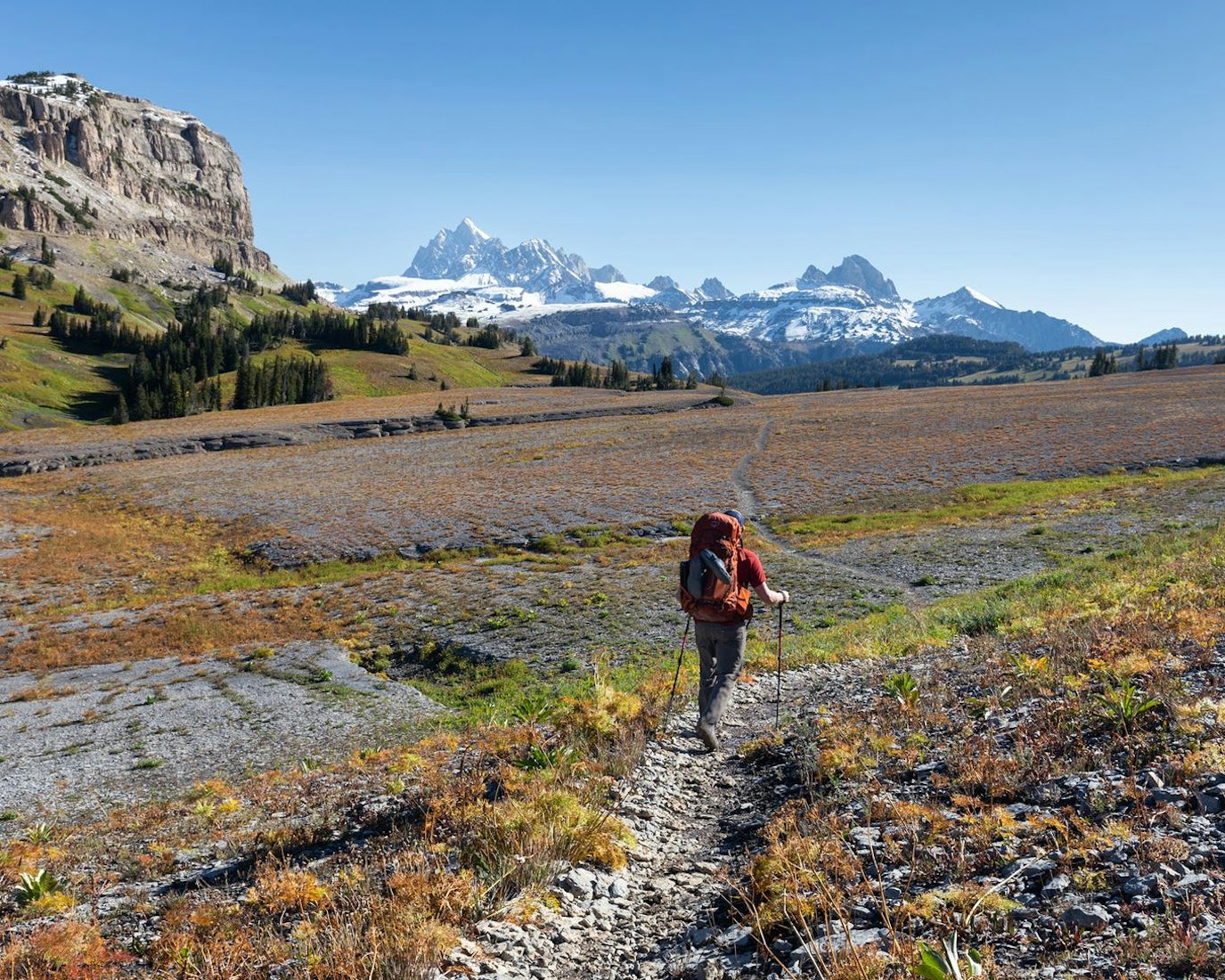 Sunshine and Summer Snow Backpacking the Teton Crest Trail 