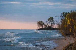 Hike the North and South Beach Trail at Harrington Beach State Park