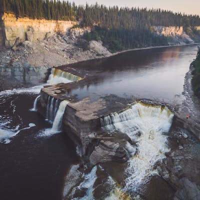 Photograph Louise Falls in the Northwest Territories