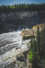 Photograph Louise Falls in the Northwest Territories