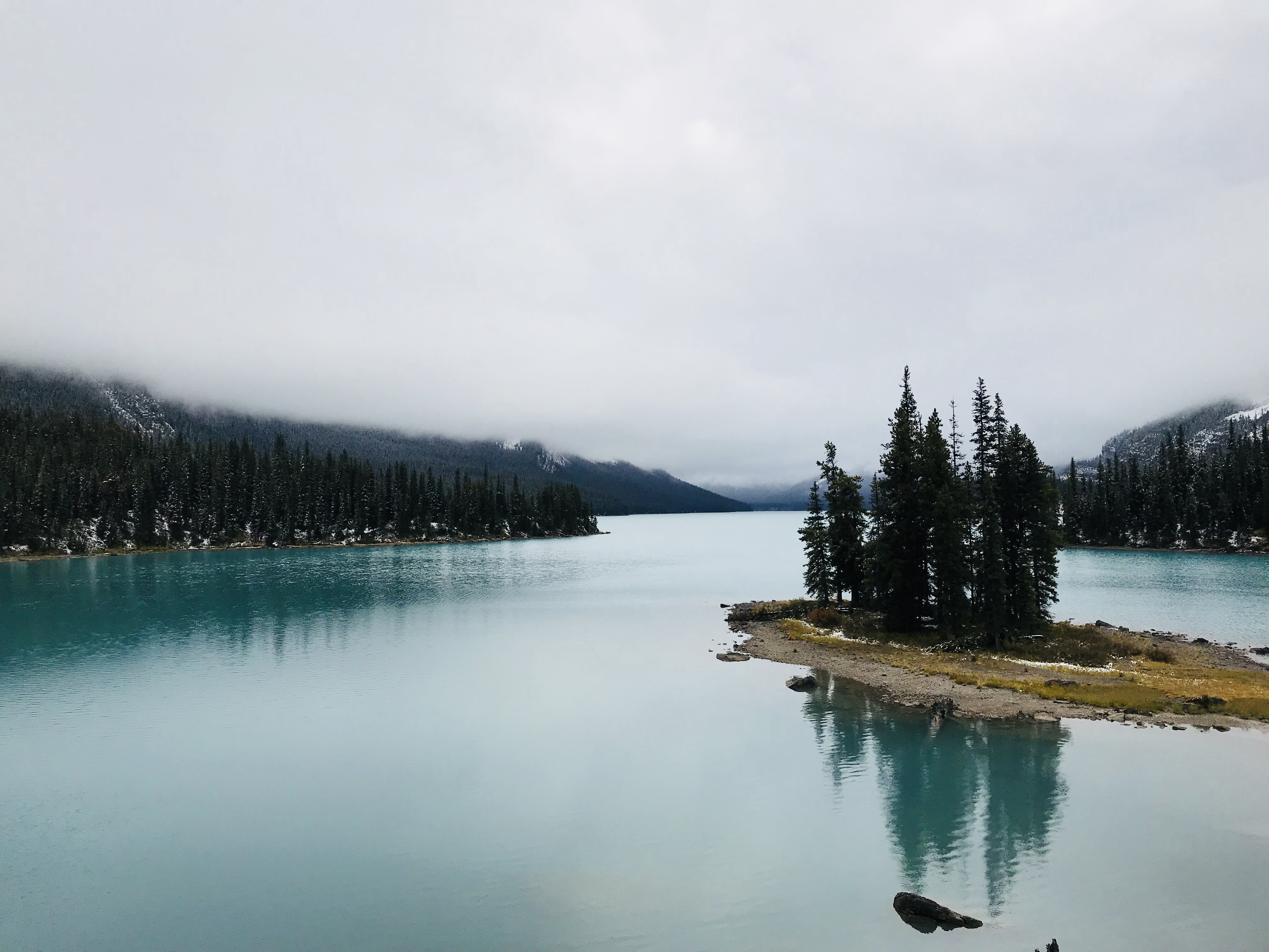 Kayak to Spirit Island in the Canadian Rockies