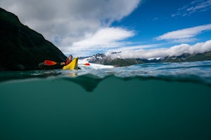 Kayak Aialik Glacier