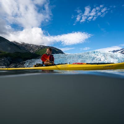Kayak Aialik Glacier