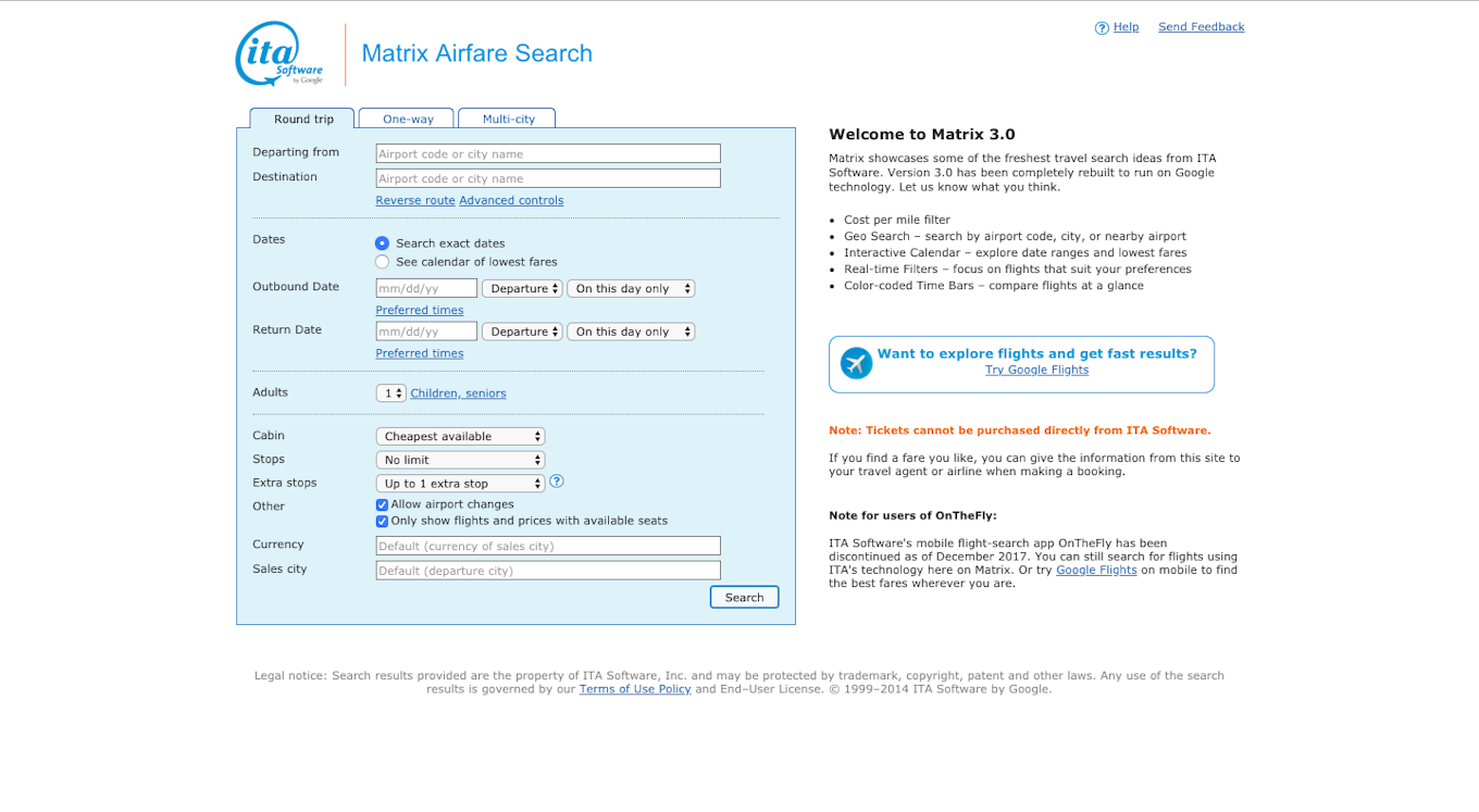 What is the ITA Matrix and How Can You Use It for Cheap Flights?