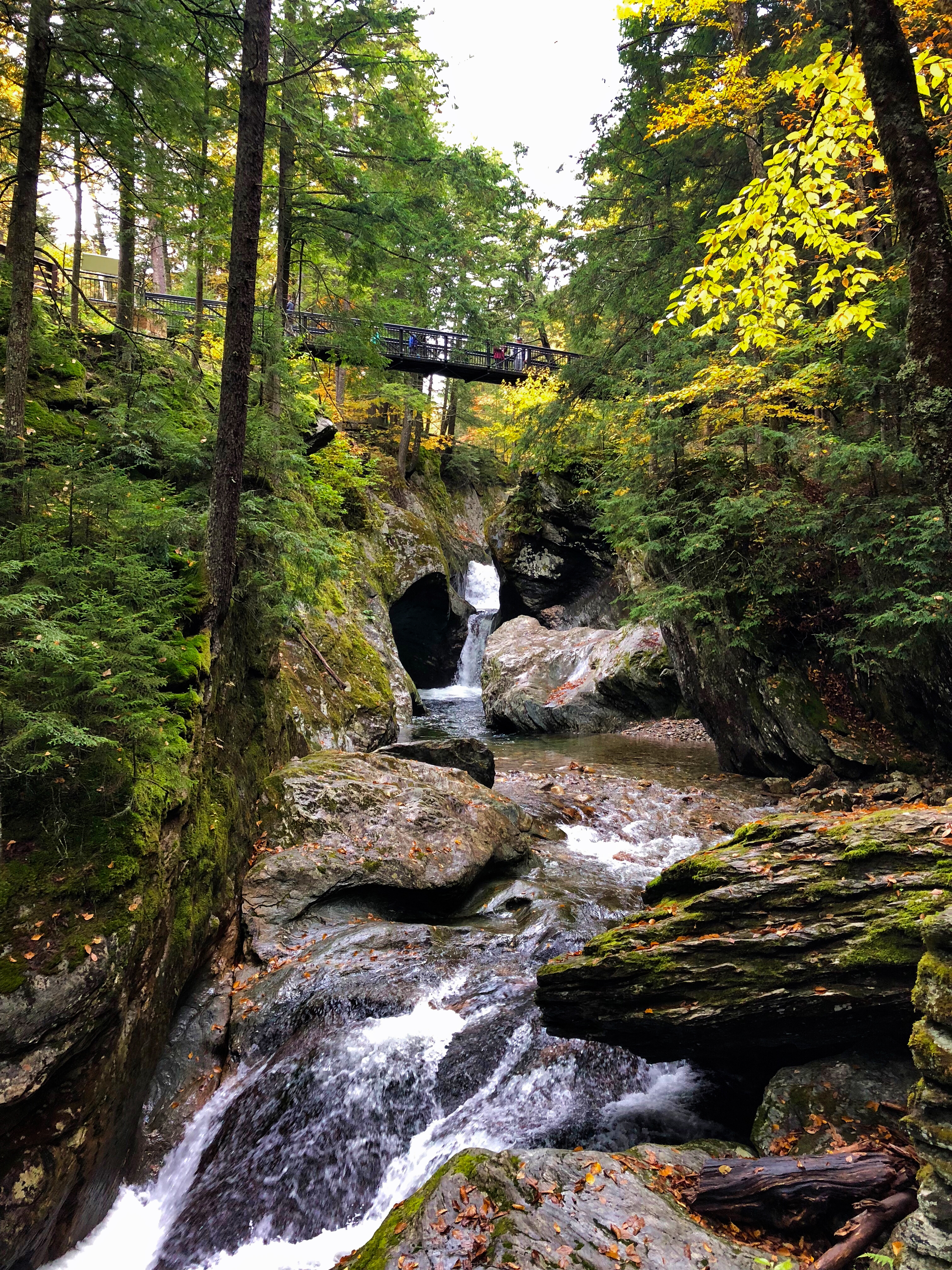 Hike at Texas Falls Recreation Area, Hancock, Vermont