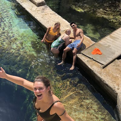 Cliff Jump at Jacob's Well