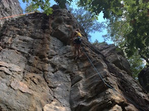 Climb at Jamestown Crag
