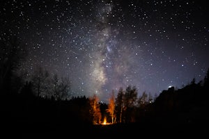 Camp at East Castle Rock Gulch