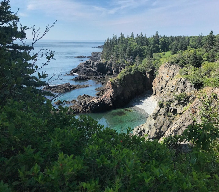 Backpack Cutler Coast, Trailhead Cutler Bold Coast Trail, Maine