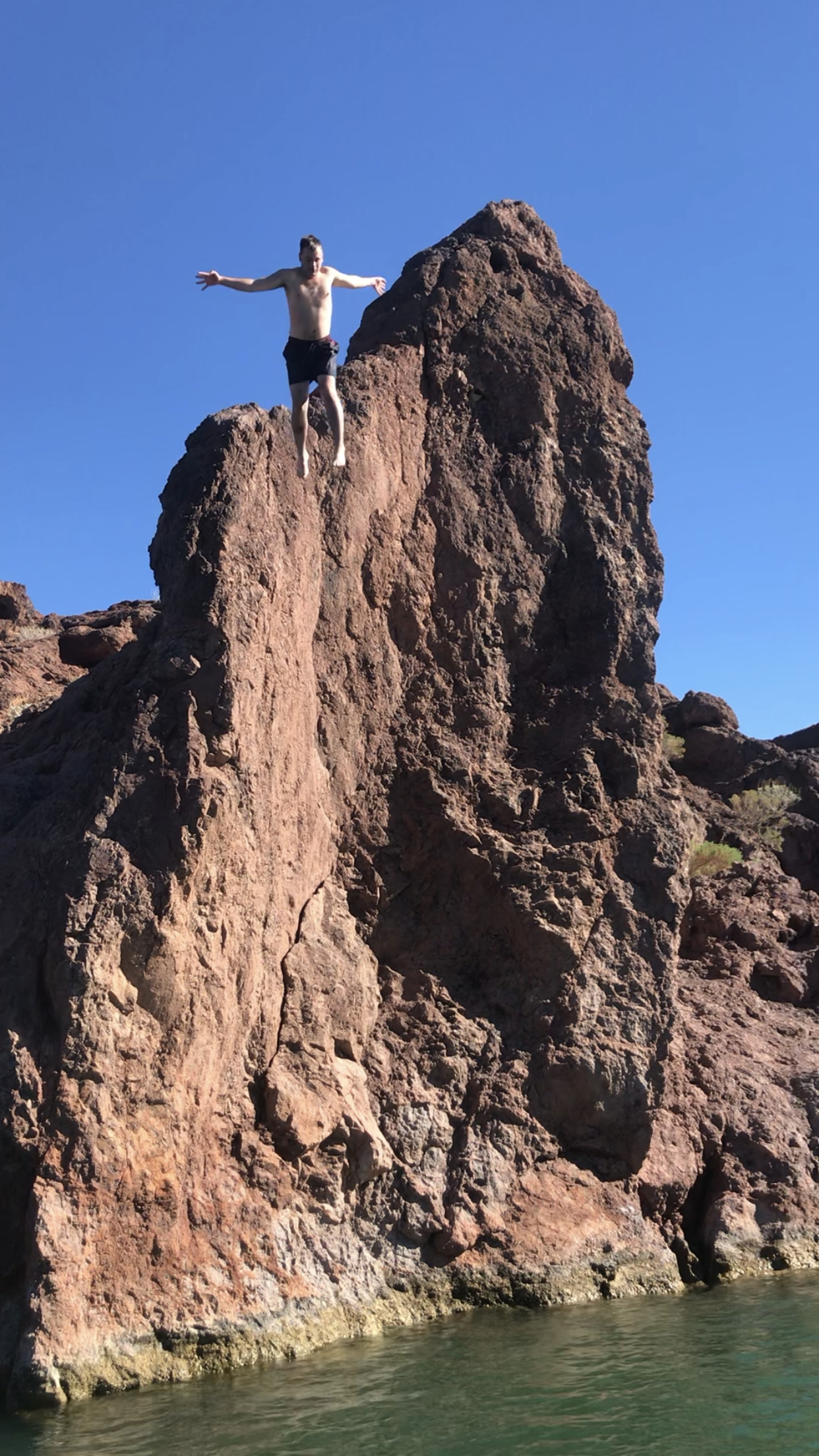 Cliff Jump at Copper Canyon