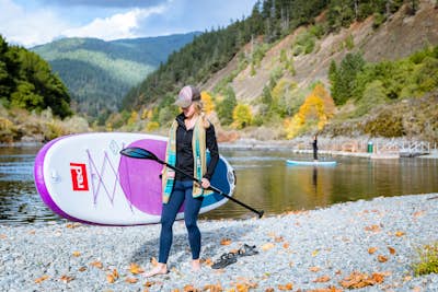 Stand Up Paddleboard the Mermaid Riffle on the Rogue River