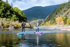 Stand Up Paddleboard the Mermaid Riffle on the Rogue River