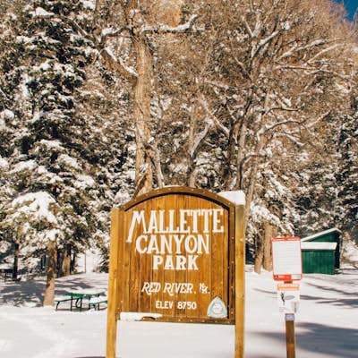 Explore Mallette Park & Canyon