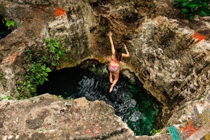 Swim in 7 Bocas Cenote