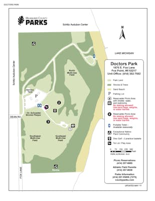 Hike the shore of Lake Michigan at Doctor's Park