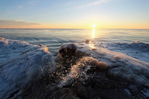 Hike the shore of Lake Michigan at Doctor's Park