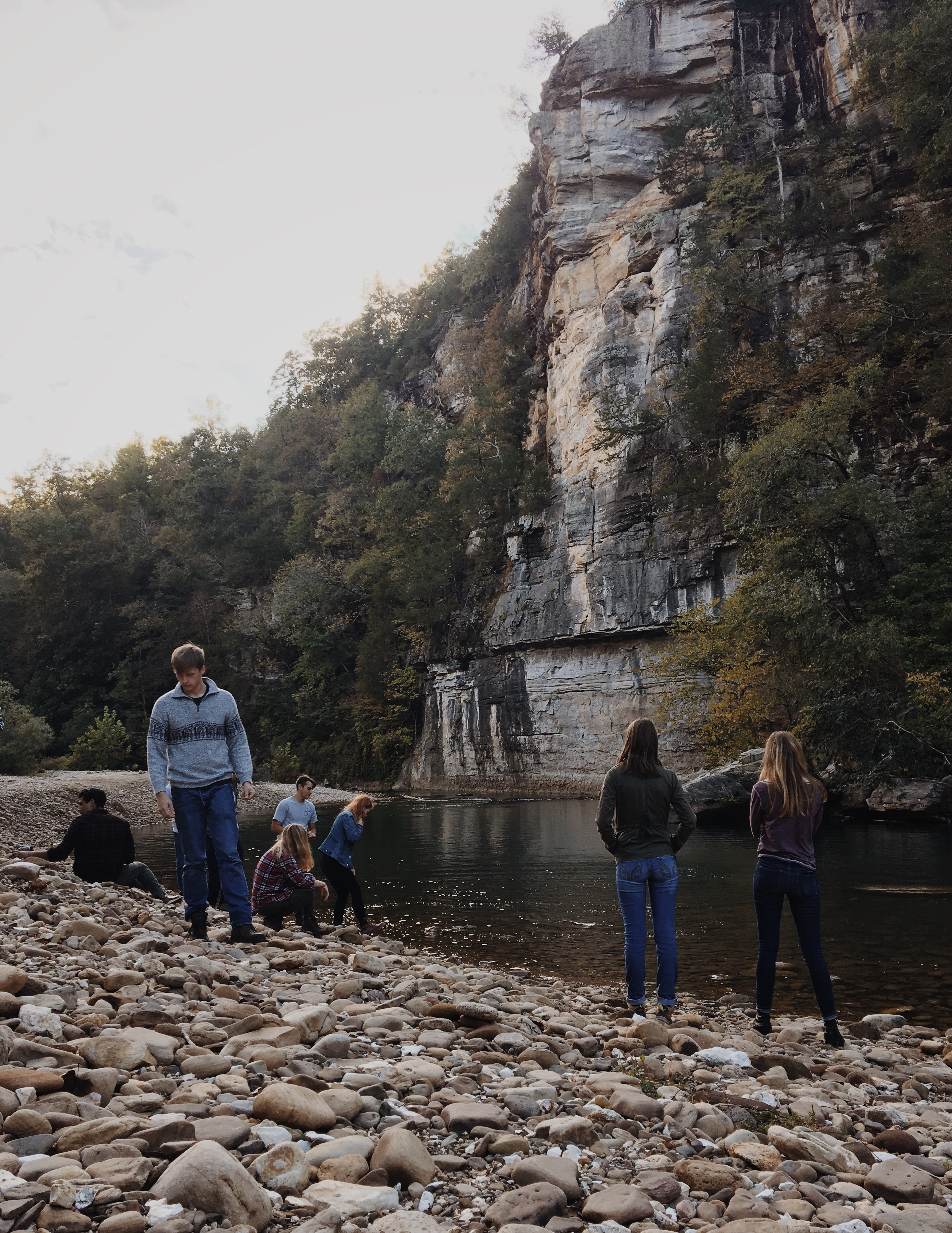 Camp along the Buffalo National River