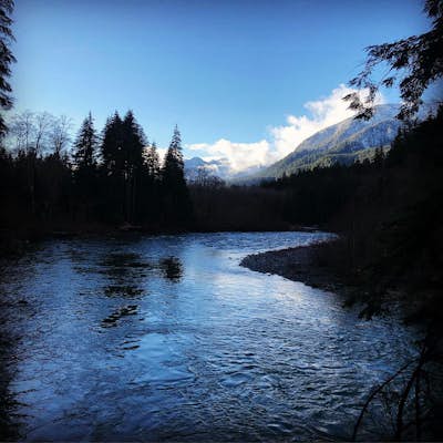 Drive Along the Middle Fork Snoqualmie River 