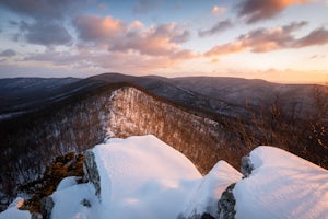 Hiking and Photography through the Snow Covered Appalachian Mountains