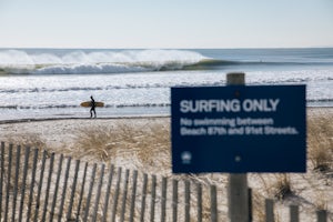 A Family Trip to Surf the Rockaways in January