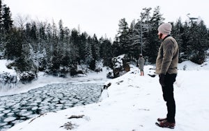 Winter Hike to Black Rock Cove at Presque Isle Park 