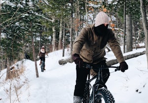 Fat Tire Bike the Noquemenon Trail Network 