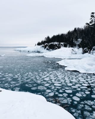 Winter Hike to Black Rock Cove at Presque Isle Park 