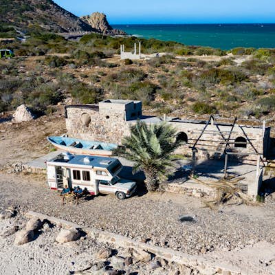 Camp at Cabo Pulmo Beach