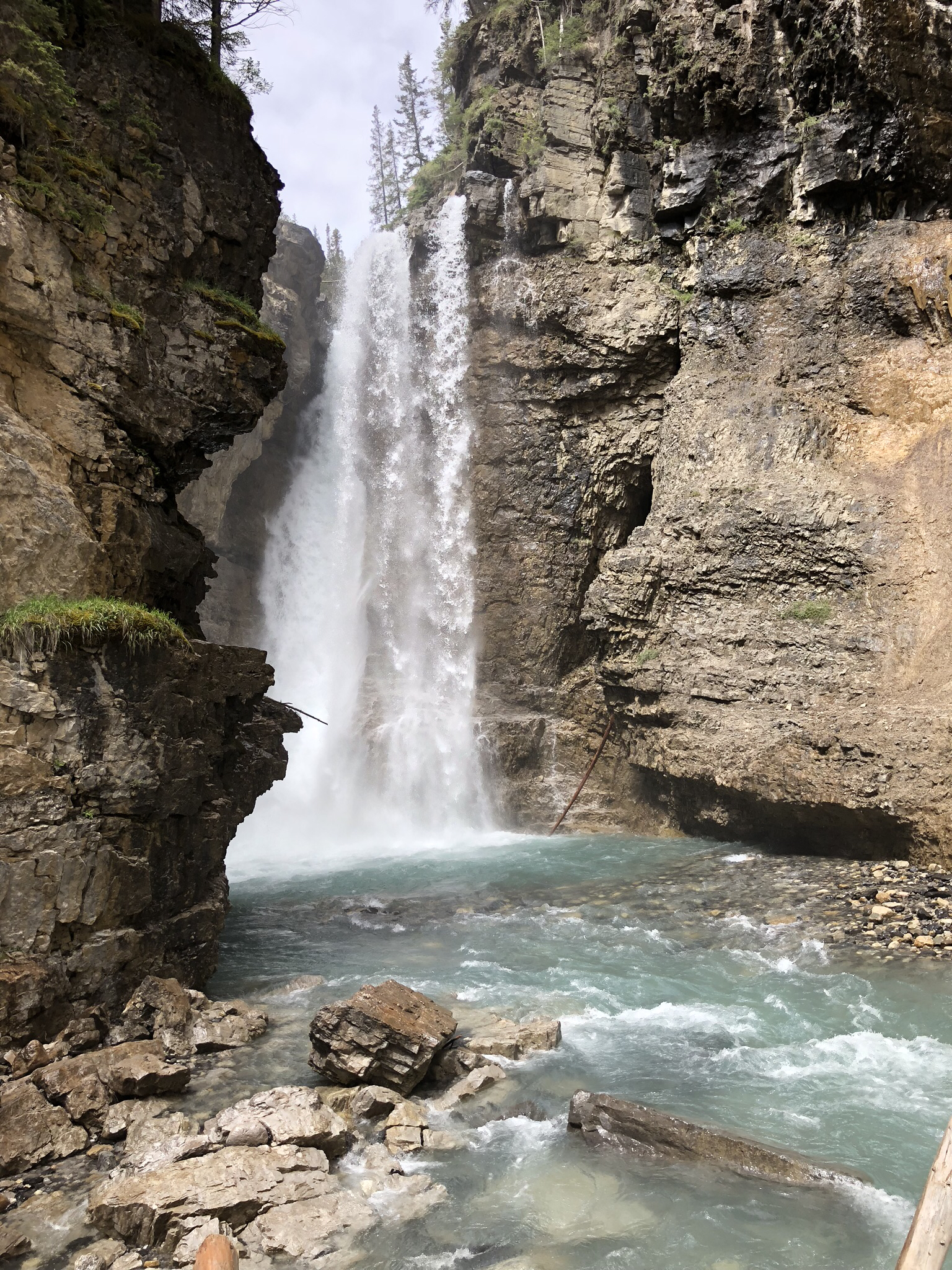 Johnston Canyon Lower and Upper Falls