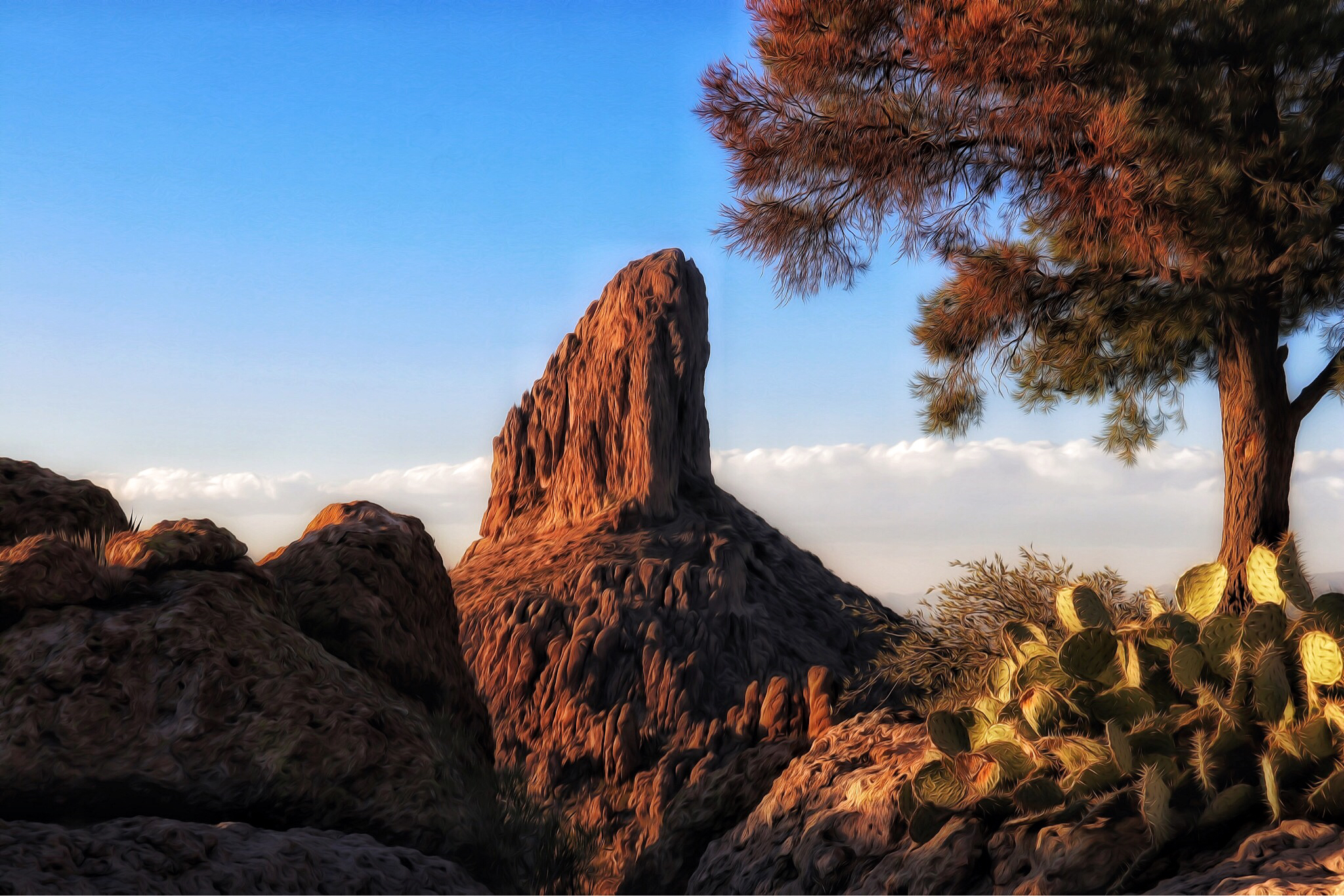 Fremont Saddle via Peralta Canyon Trail