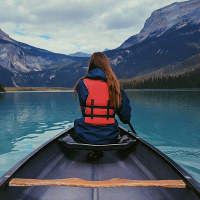 Canoe Emerald Lake