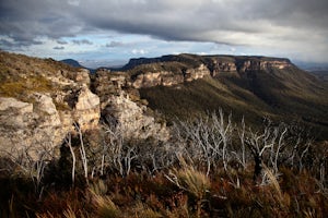 Hiking Narrow Neck Plateau