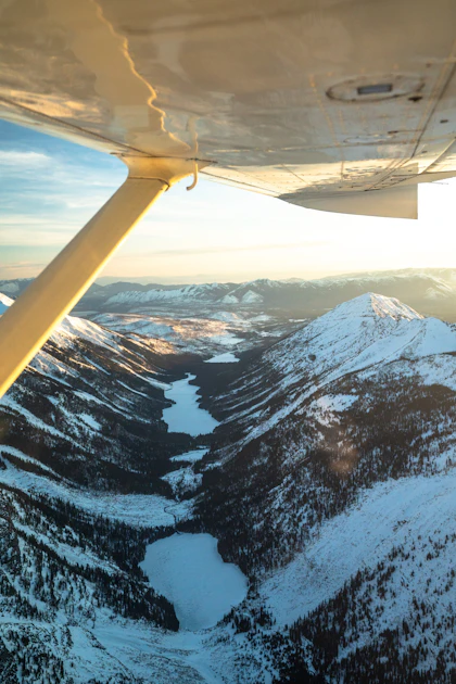 Fly Over Glacier National Park , Glacier National Park, Montana