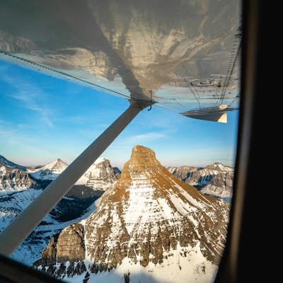 Fly Over Glacier National Park 