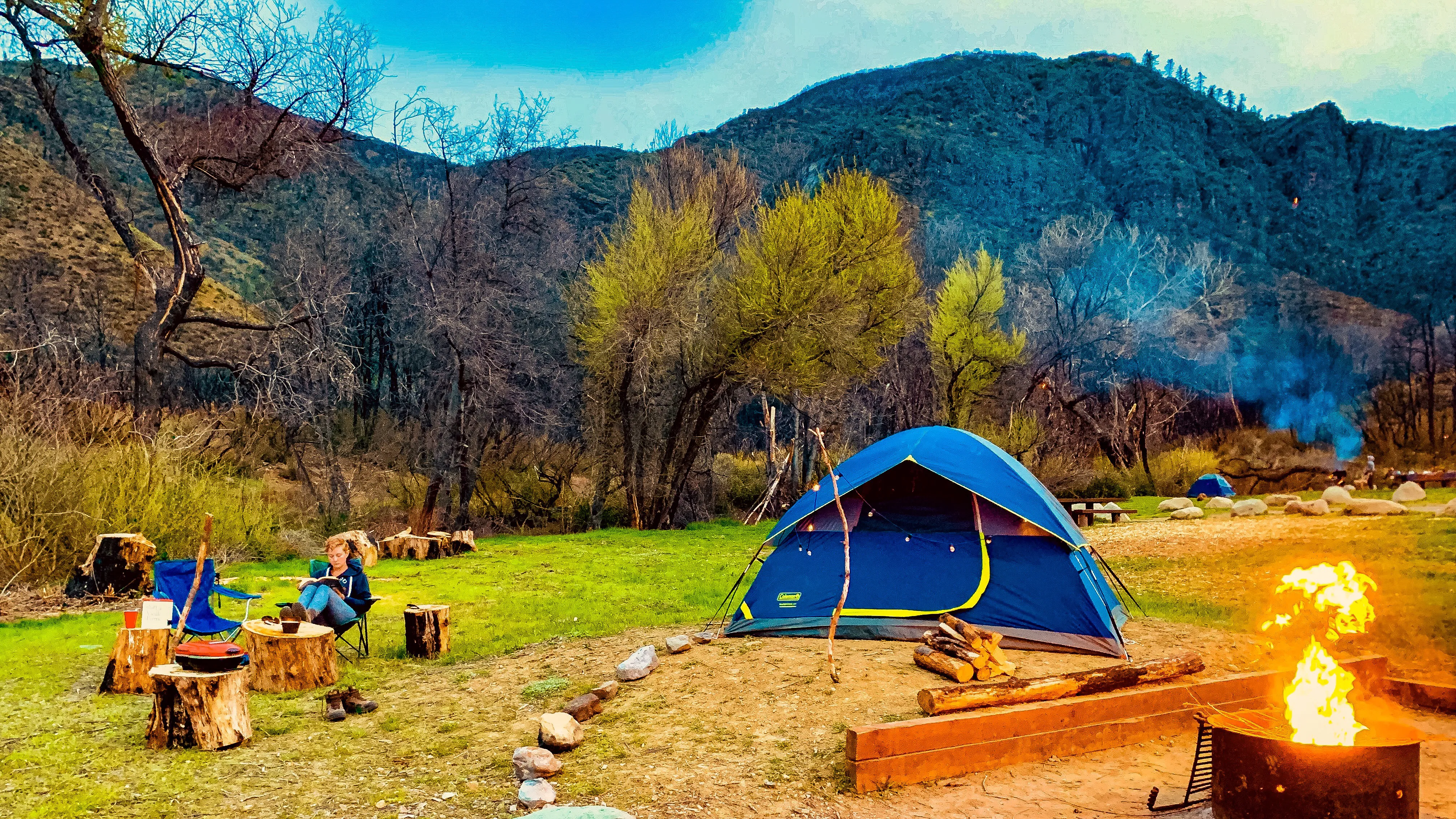 Camp at Rose Valley