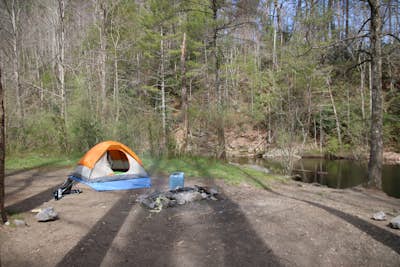 Camp at Citico Creek 