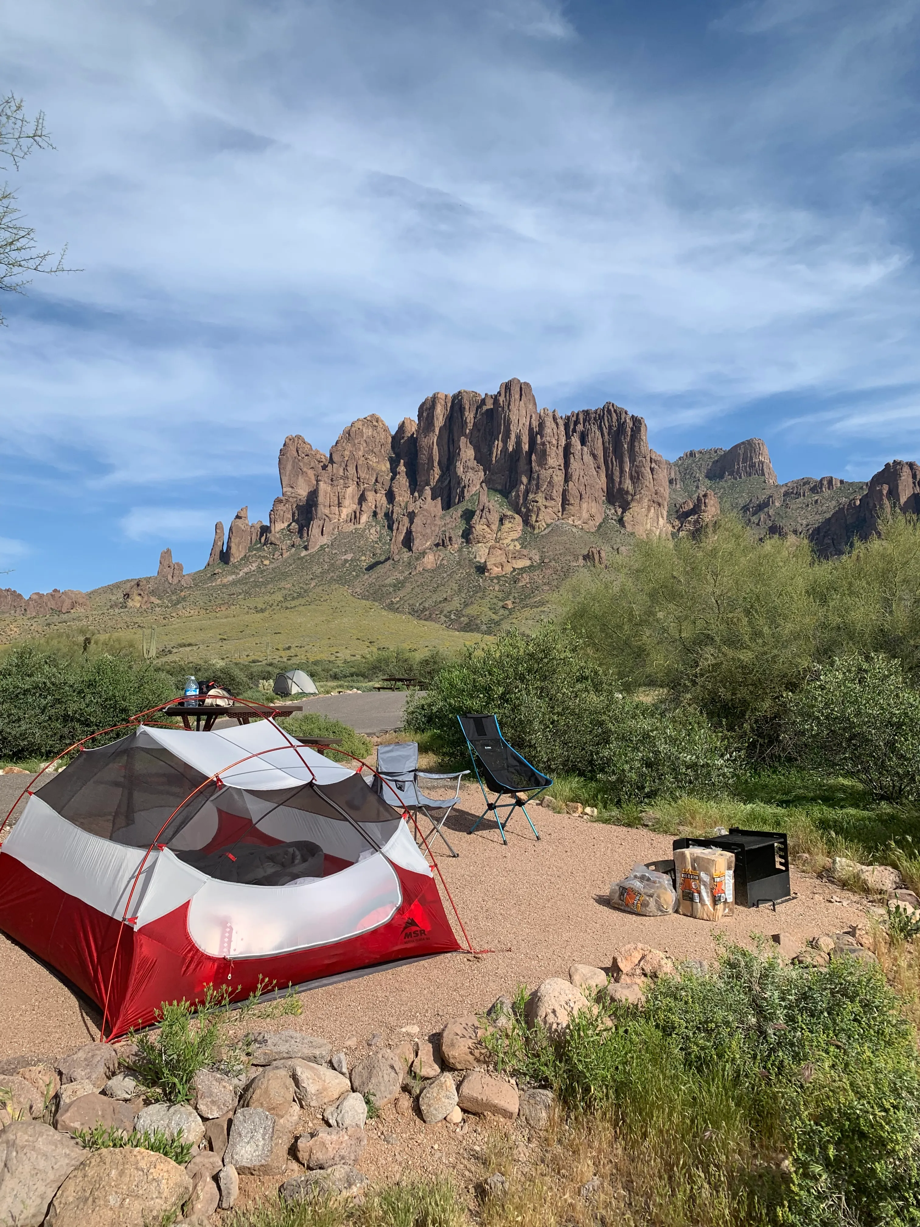 Camp at Lost Dutchman State Park