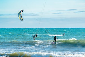 Kiteboard Surfer's Point