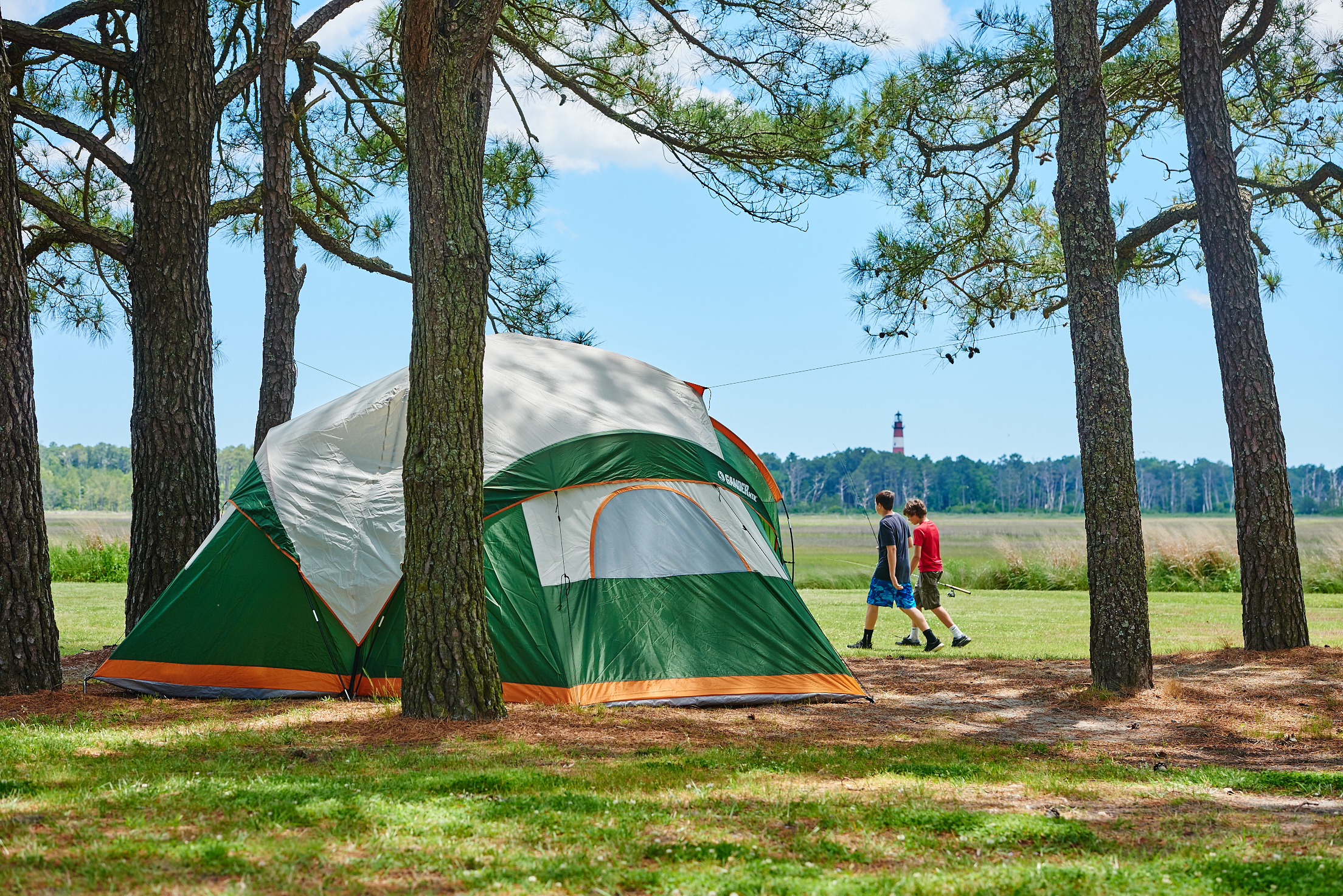 Kayak Camp At Janes Island State Park Janes Island State Park