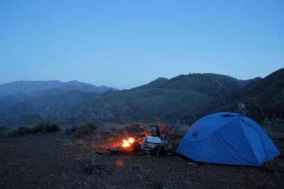 Dispersed Camp in Los Padres National Forest (near Davy Brown Campground)
