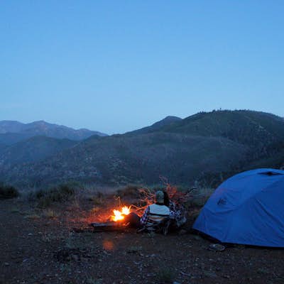 Dispersed Camp in Los Padres National Forest (near Davy Brown Campground)