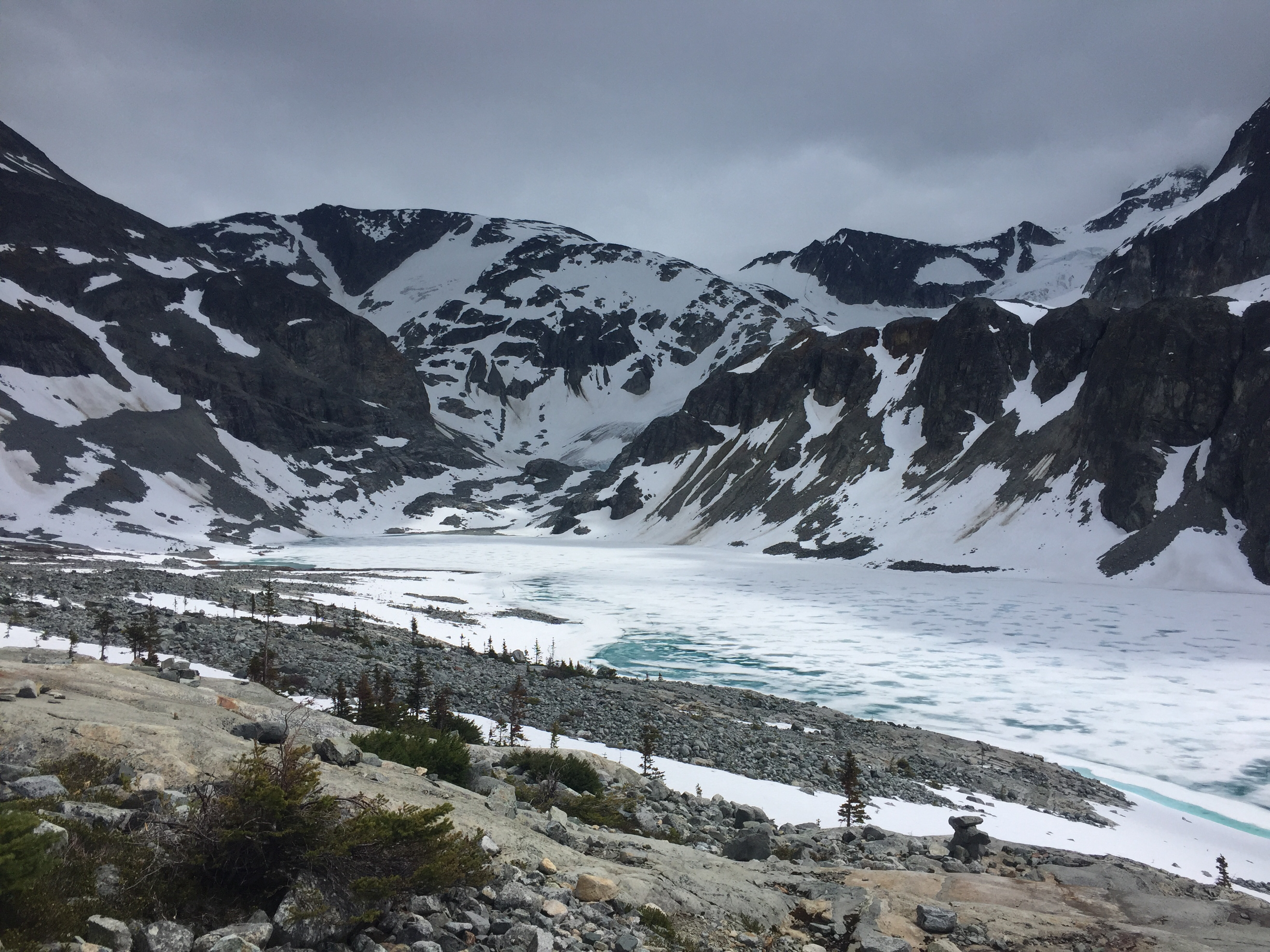 Hiking to Wedgemount Lake