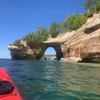 Kayak the Pictured Rocks National Lakeshore 